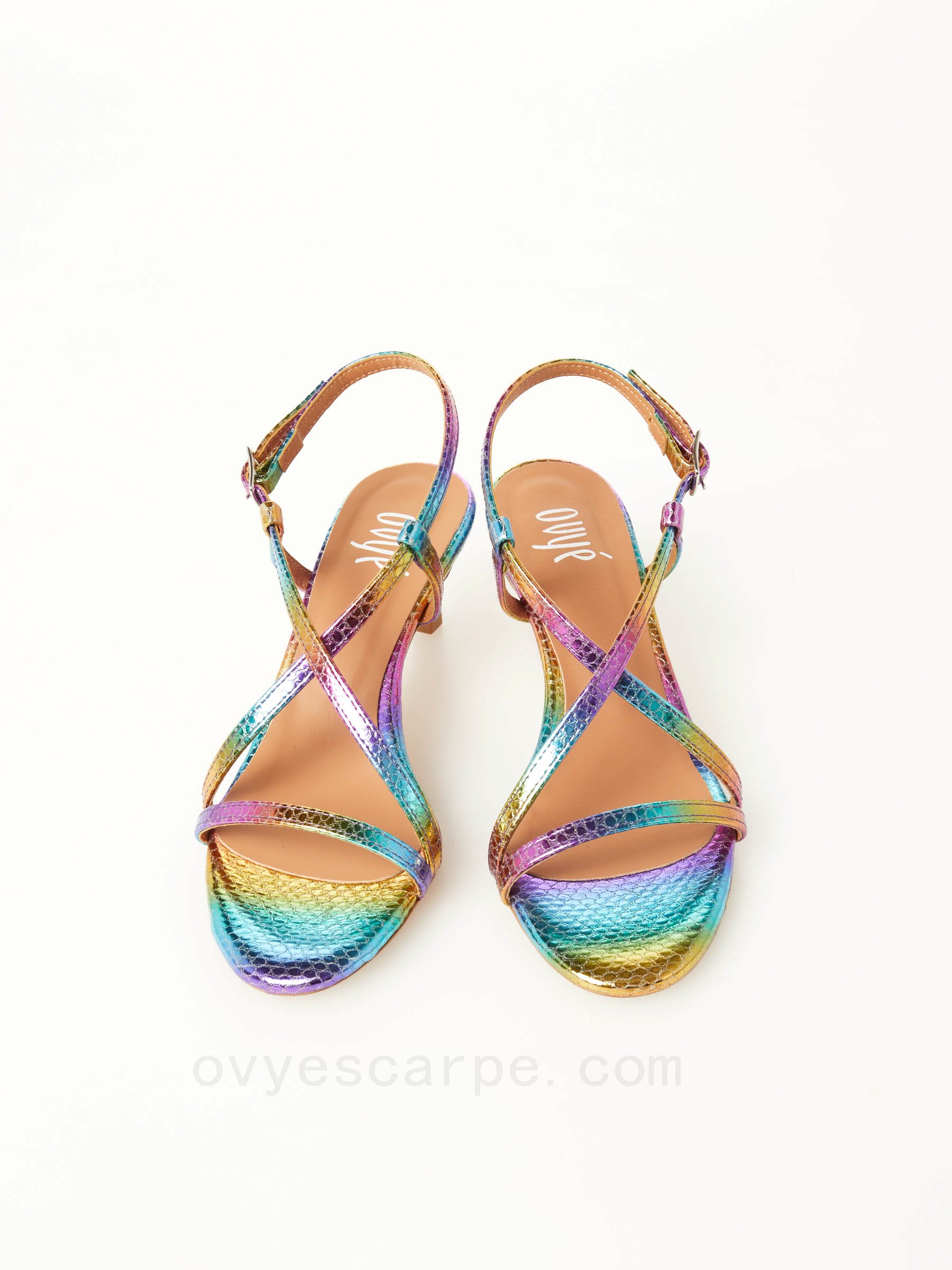 (image for) Al 70 Sandal In Iridescent Fabric F08161027-0574
